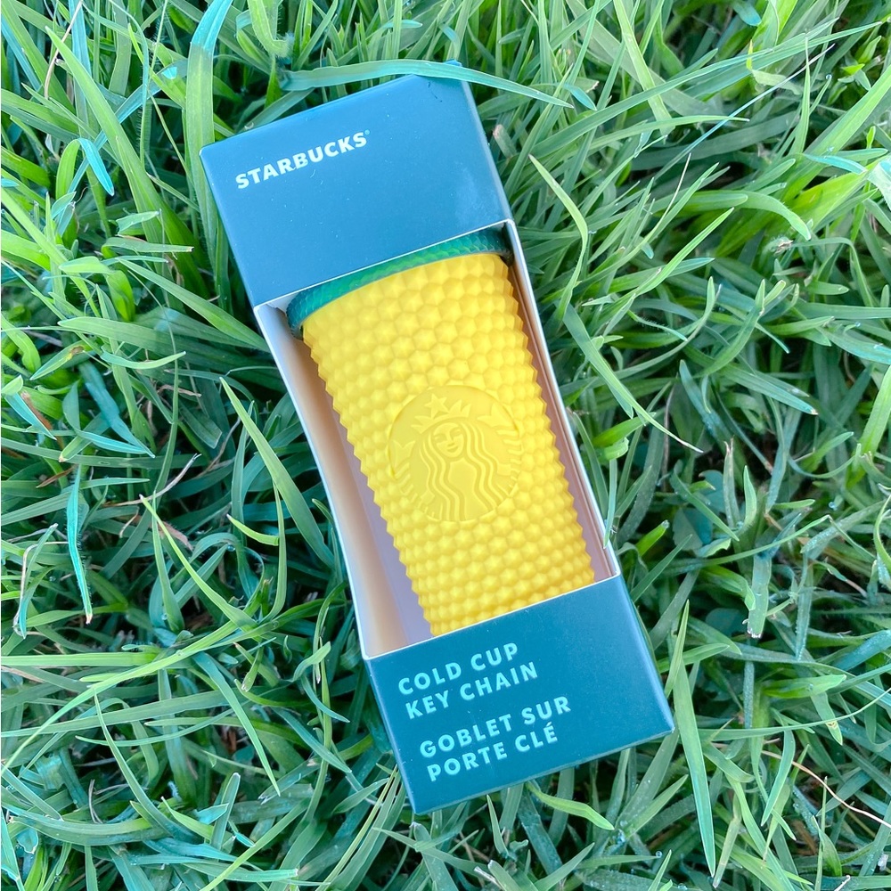 Starbucks Limited Edition Hawaii Studded Pineapple Keychain